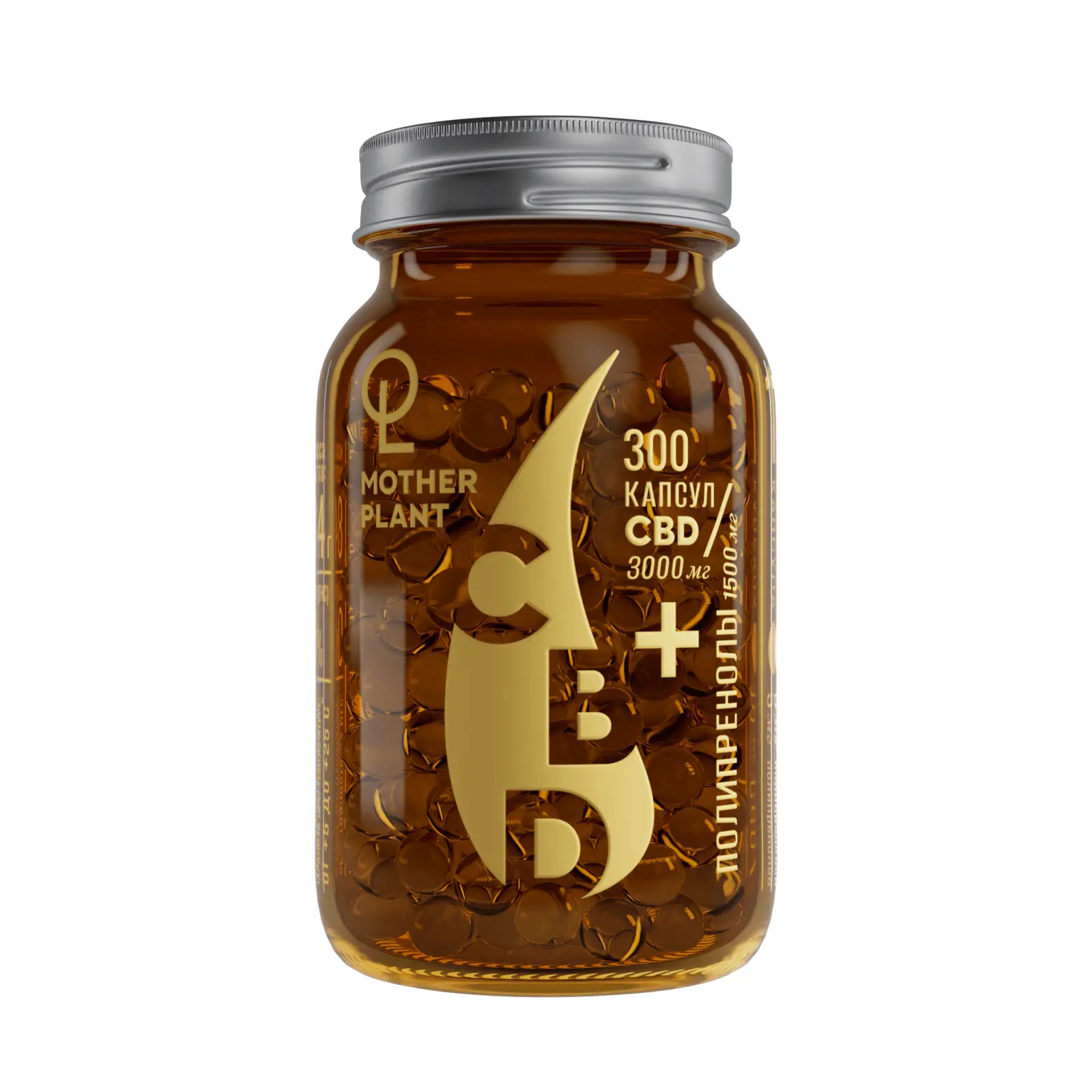 CBD капсулы с полипренолами (300 капсул), Motherplant