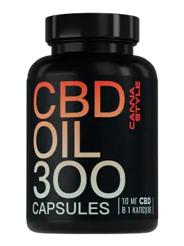 CBD капсулы  3000 мг (300 шт по 10 мг) CannaStyle