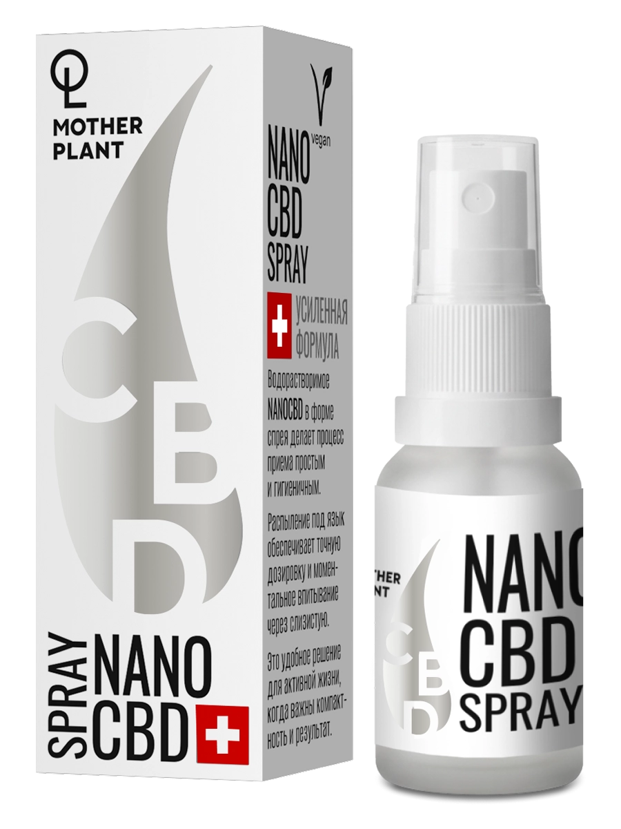 CBD Nano Spray+ (15мл) MotherPlant