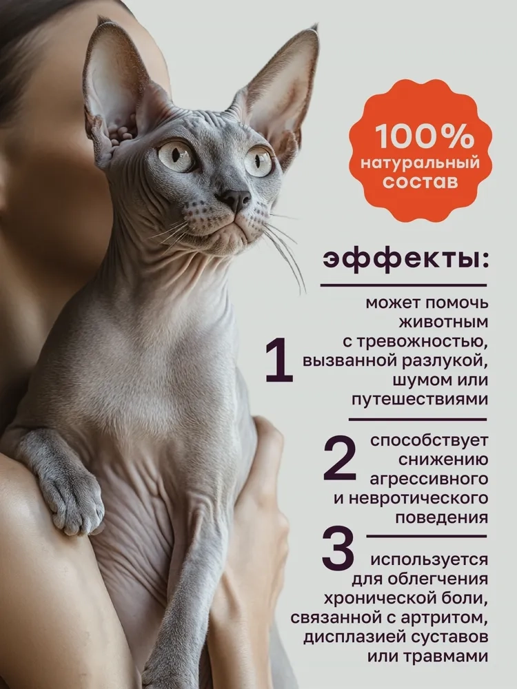 Масло CBD для животных 600мг 2% 30мл MotherPlant