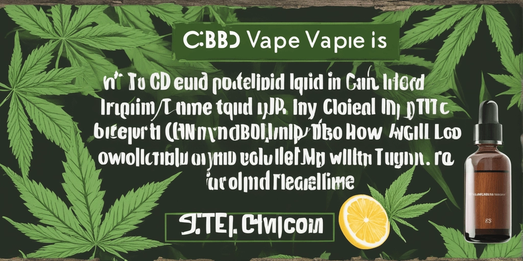 CBD жидкость для вейпа это