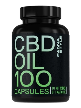 CBD капсулы  1000 мг (100 шт по 10 мг) CannaStyle