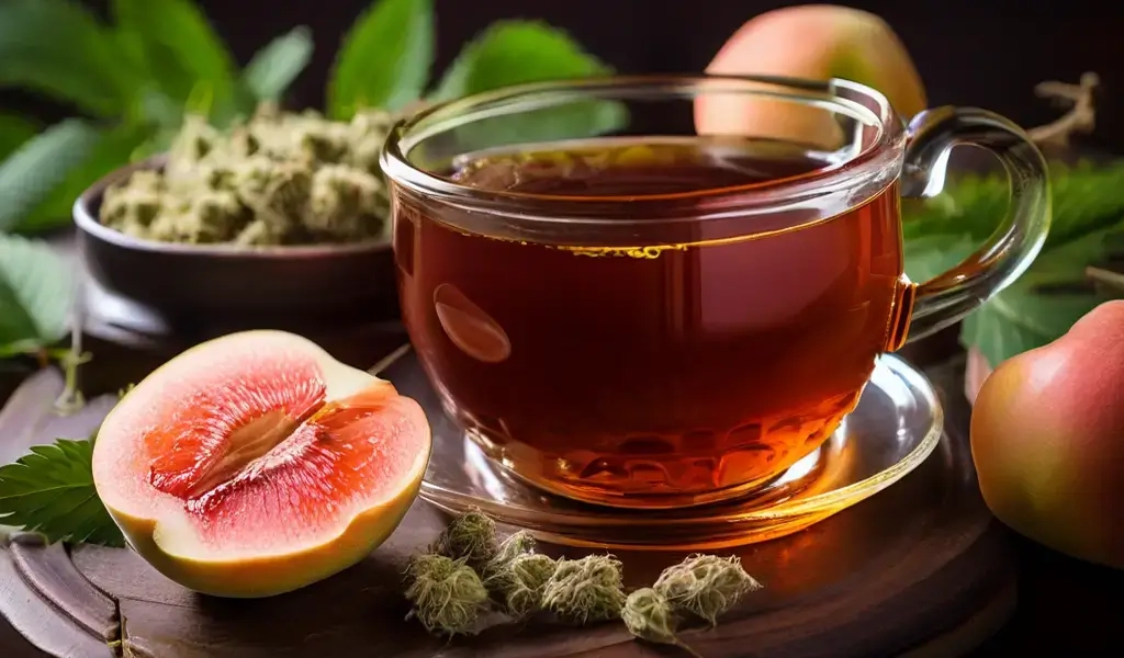 конопляный чай с айвой cbd tea